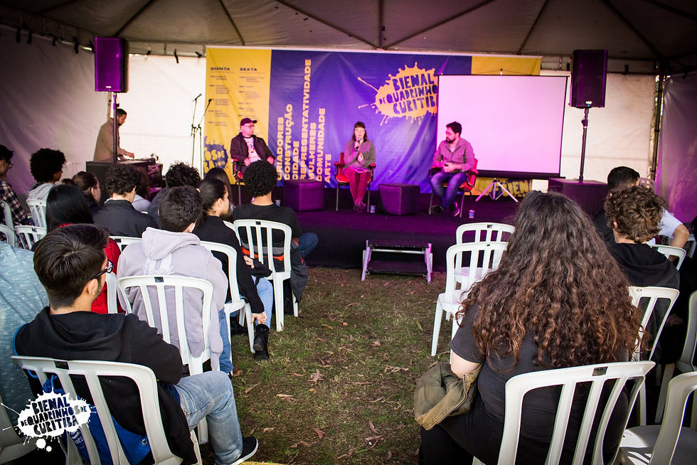 Painel "Novos Criadores e Criaturas"