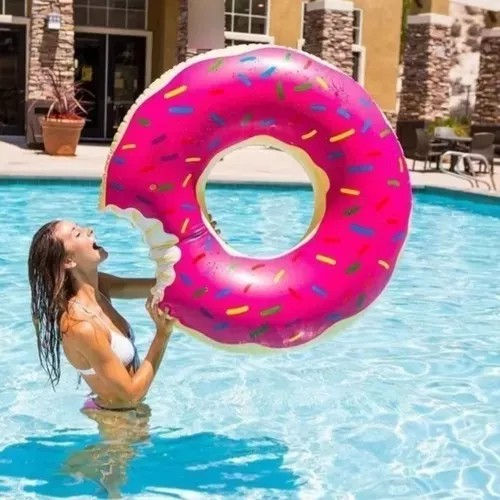 Flotador Forma De Dona Donuts verano