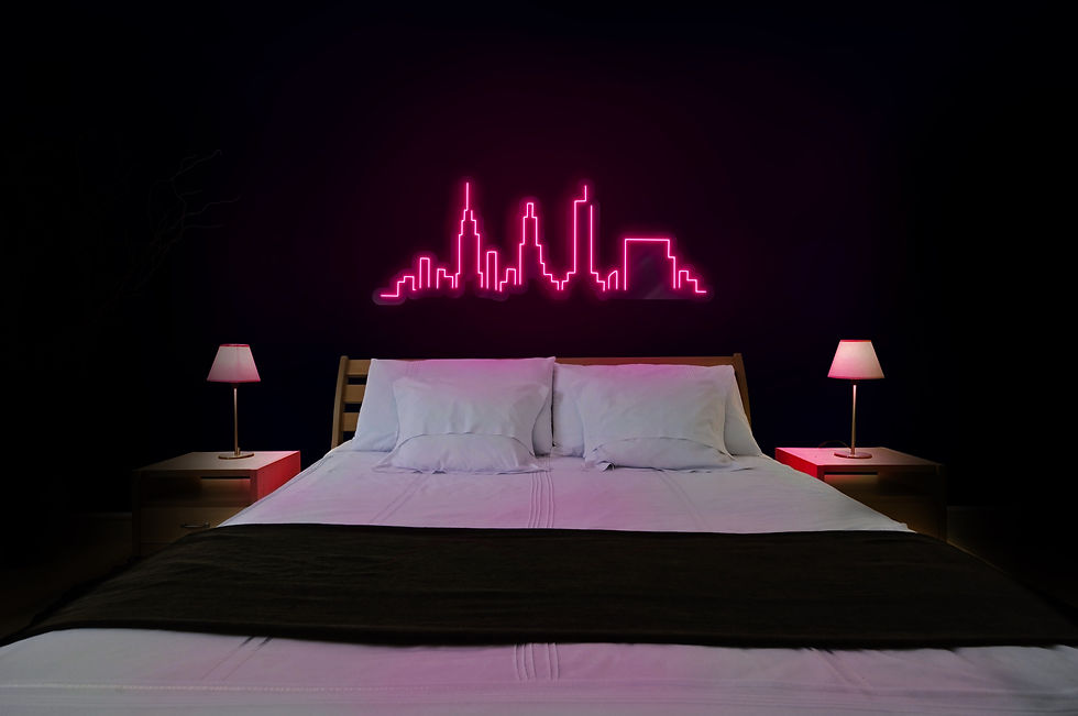Miniatură: NY City -  Illuminated Led Neon Sign