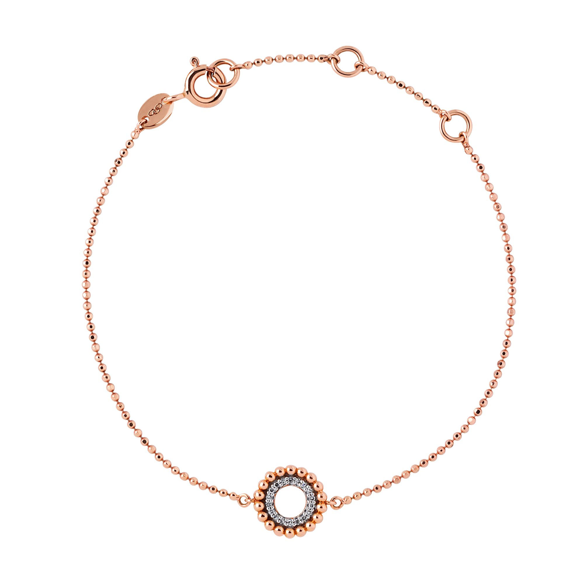 Links of London Effervescence 18kt Rose Gold & Diamond Bracelet