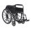 Thumbnail: Drive Medical Silver Sport 1 Wheelchair with Full Arms and Swing away Footrest