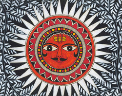 Trikone Surya kiran- Triangular sun rays