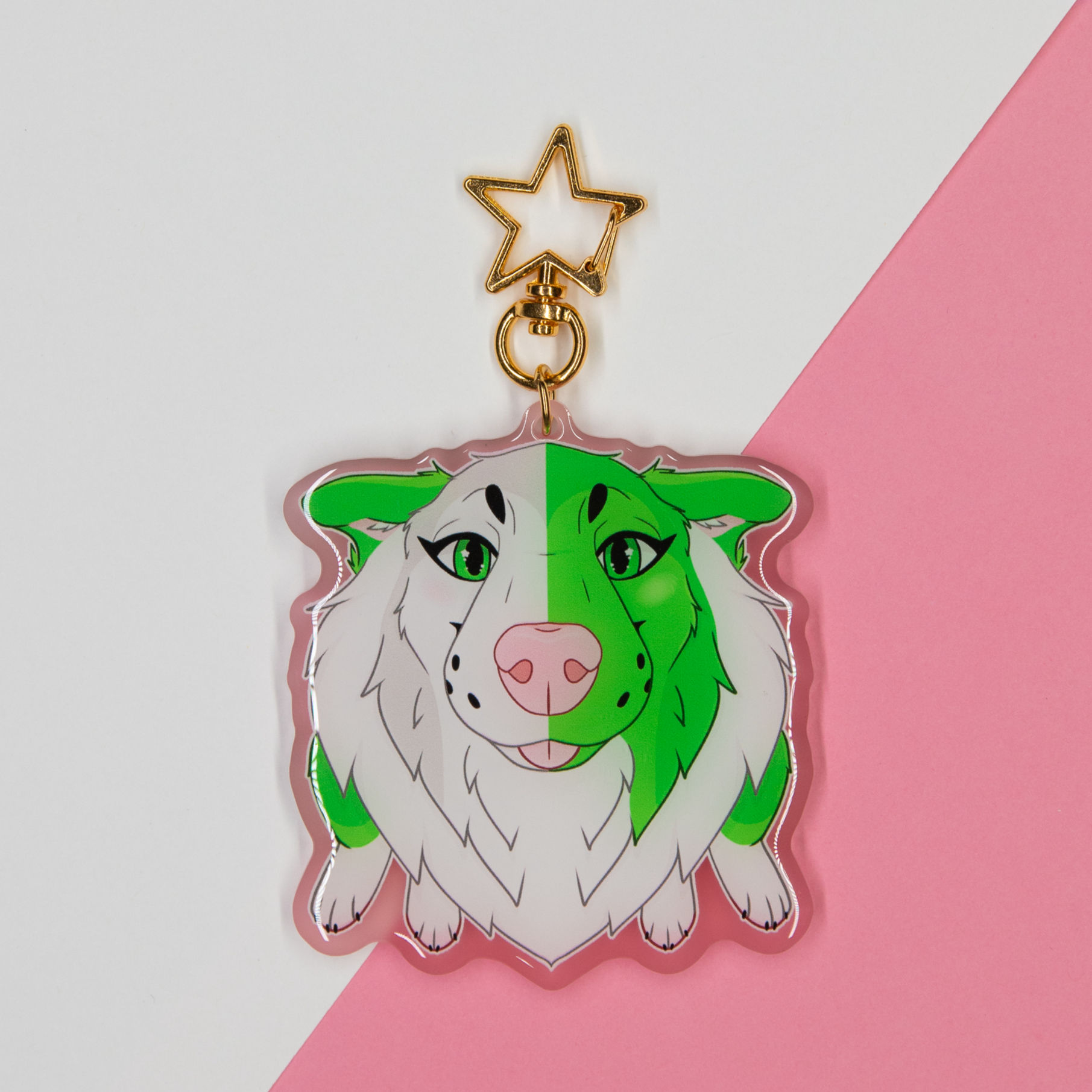 Lotus Blep Keychain | Fursona Keychain