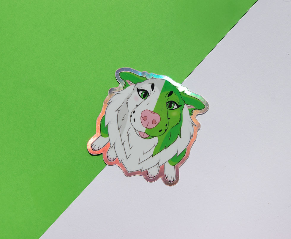 Thumbnail: Lotus Blep Sticker | Fursona Sticker