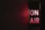 An "On Air" sign as you'd find in a broadcast studio