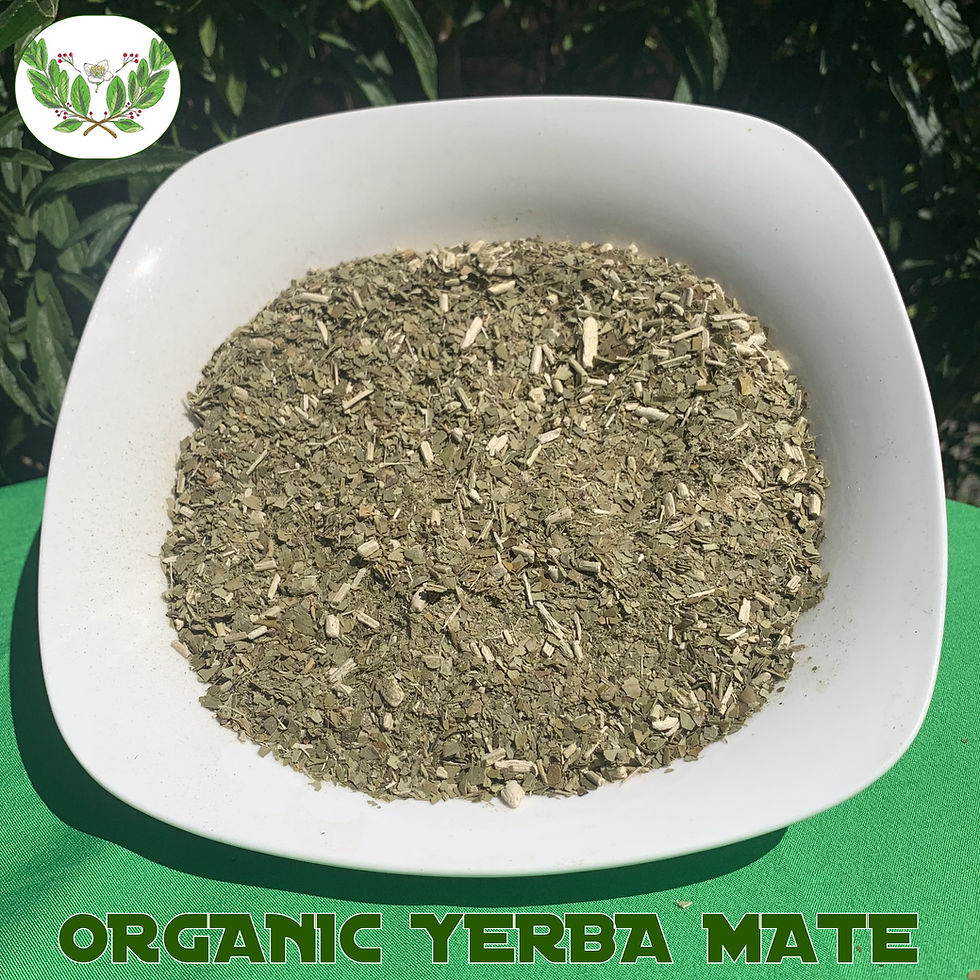 Thumbnail: Organic Yerba Maté Happiness Herbal Tea Blend 102g - Blue Lotus & Damiana
