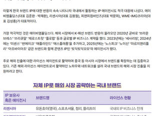 [ABM] K-브랜드 라이선스 사업 활성화