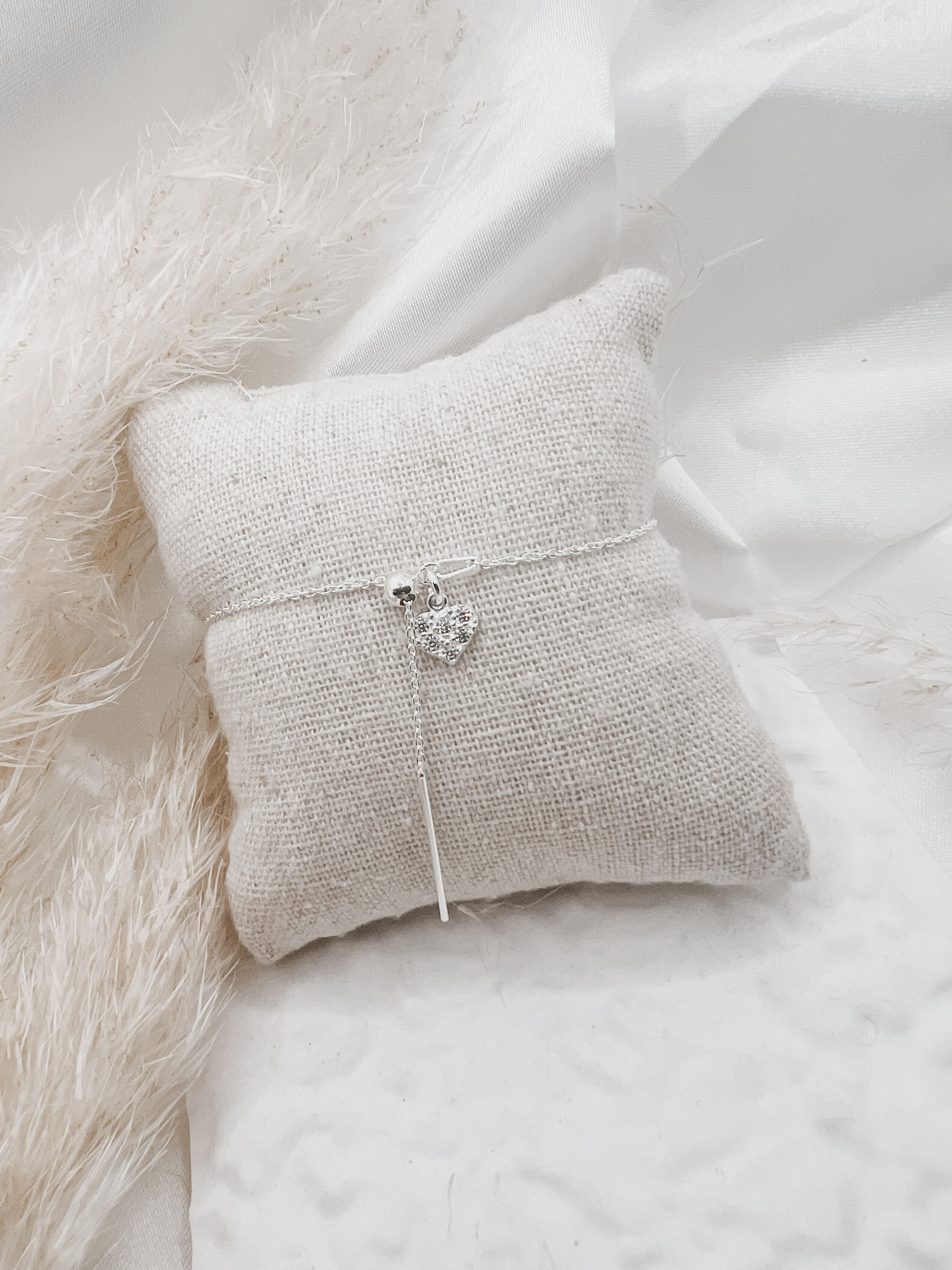 BR perle cœur zirconium 