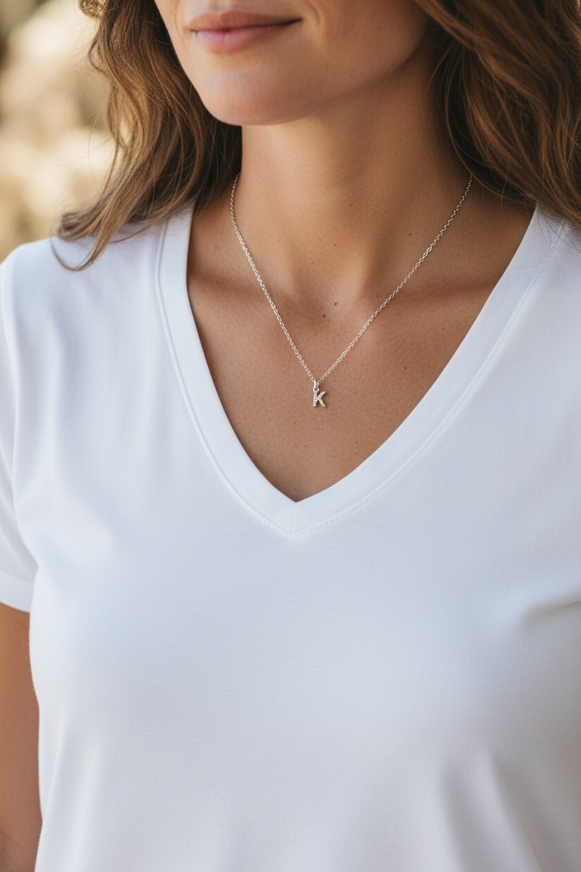 Miniature : Collier lettre 