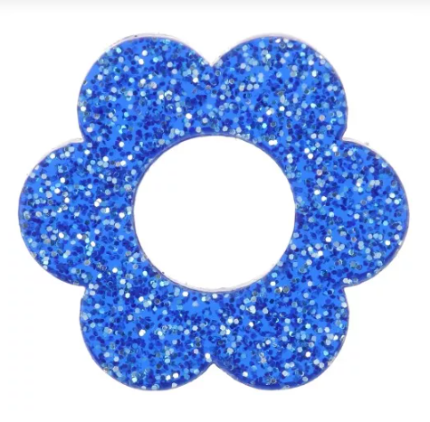 bleu foncé paillette