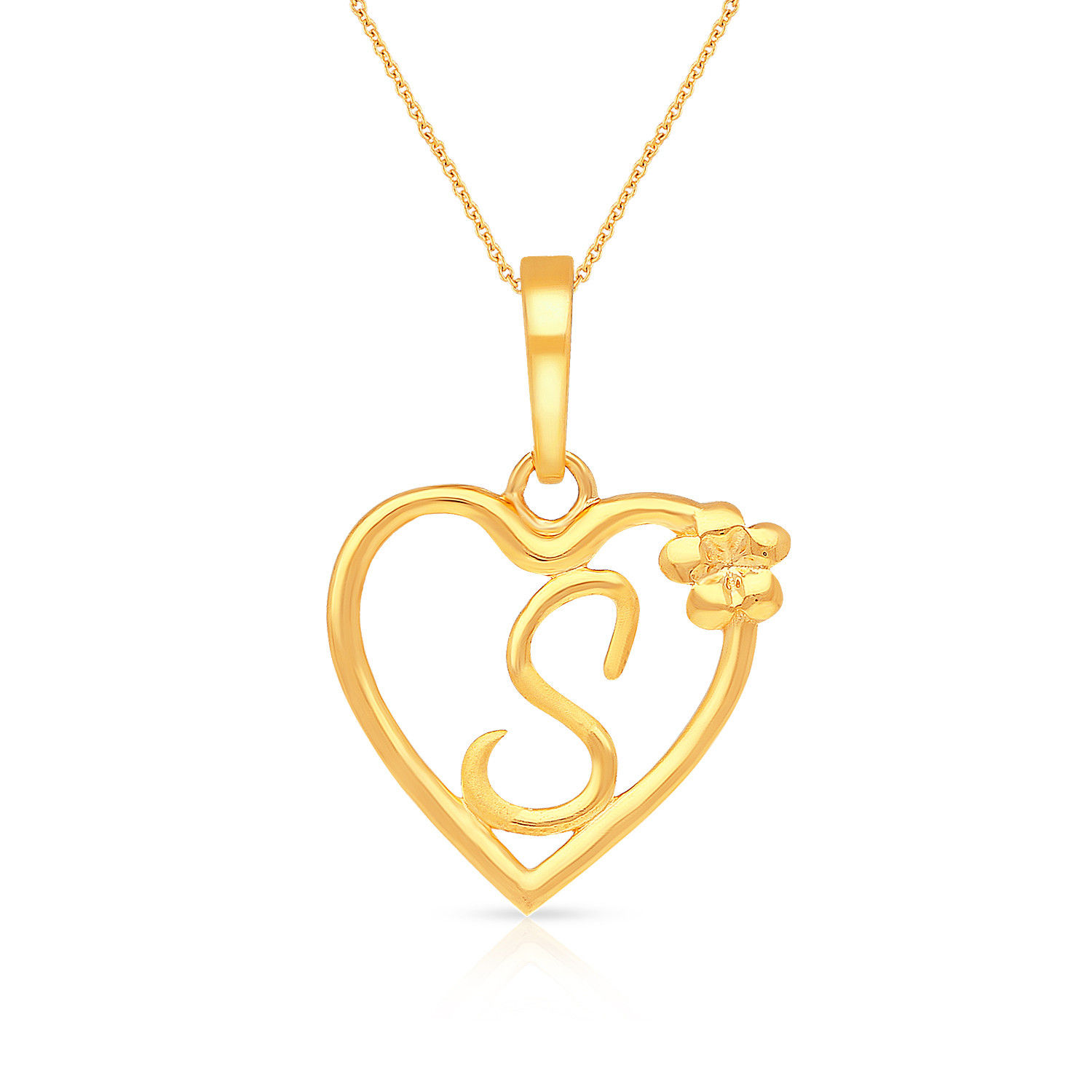 Charming Gold Pendant DZPNLTPL01_FLS