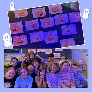 Grusel-Kürbisse der 4.b