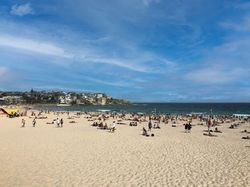 Bondi Beach Blue Sky day