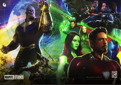 [ATUALIZADO] Vingadores: Guerra Infinita | Novo cartaz mostra Thanos e Ordem Negra