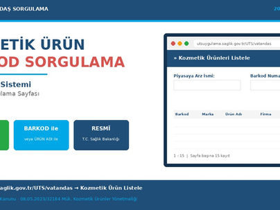 Kozmetik Barkod Sorgulama 2026