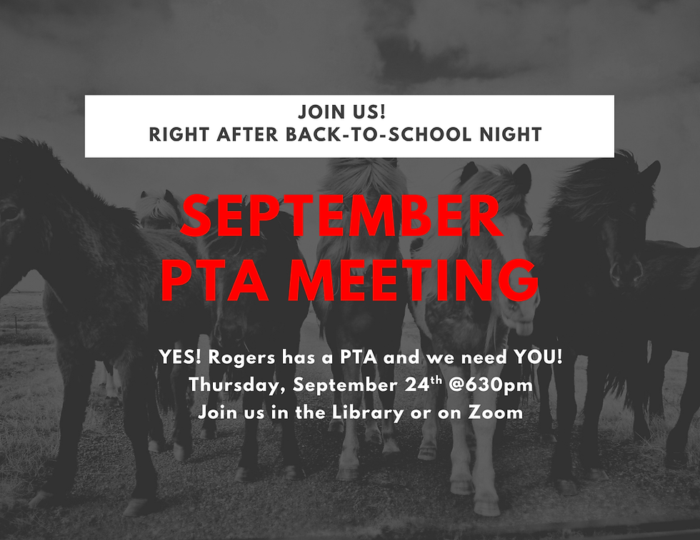PTA Association Meeting - September