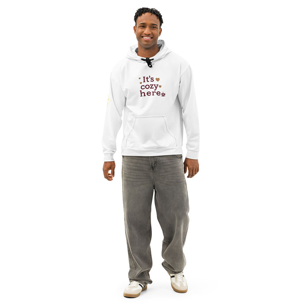Thumbnail: It's Cozy Here, I'm Warm, cotton hoodie