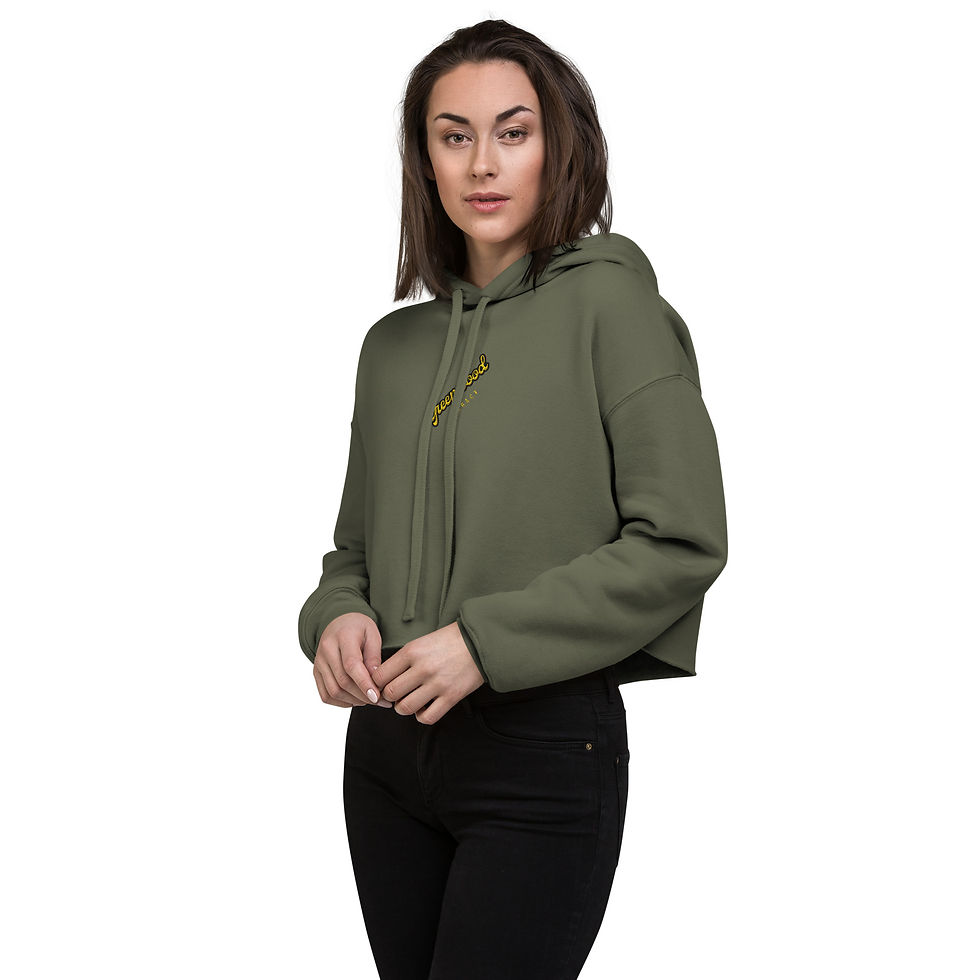 Thumbnail: Stylish Greenwood Legacy Crop Hoodie