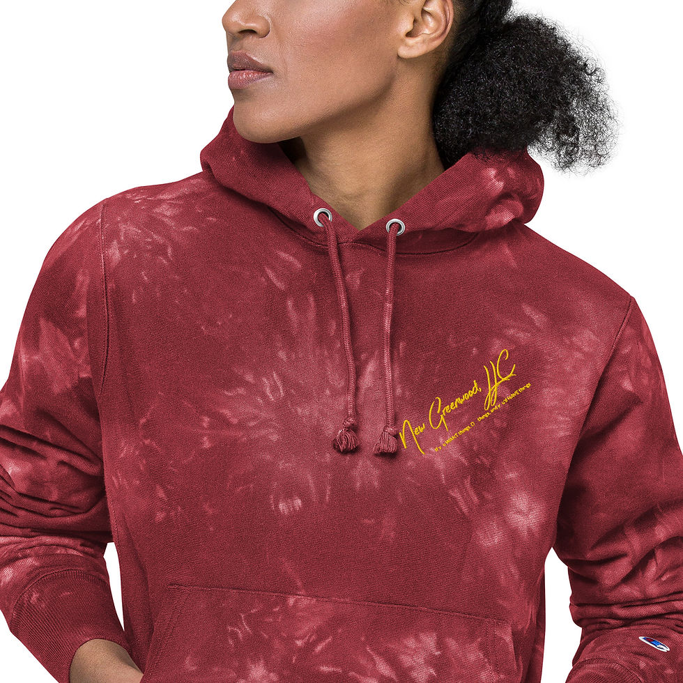 Thumbnail: New Greenwood heavy tie-dye hoodie by New Greenwood 