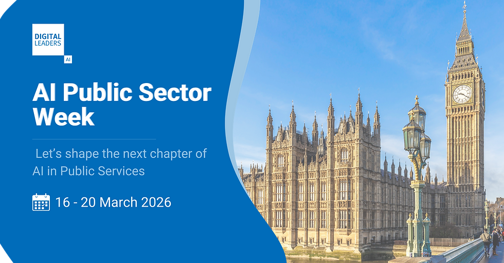AI Public Sector Week banner