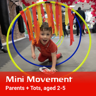 Mini Movement sessions for parents and tots in Spondon, Derby