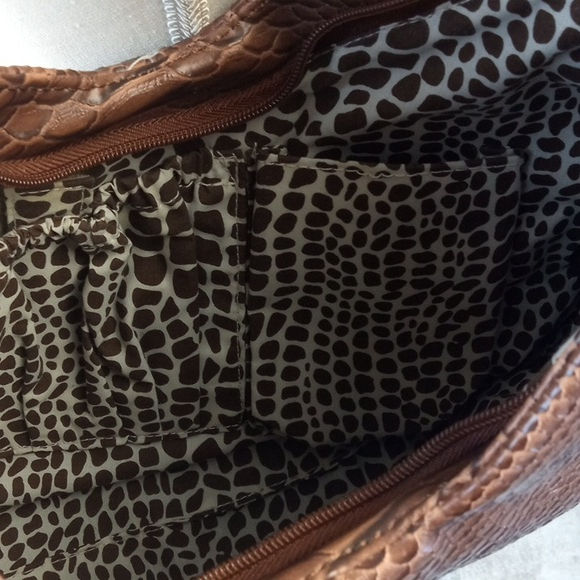 Thumbnail: Stone & Co. Brown Snakeskin Shoulder Bag