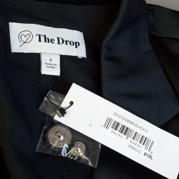 Thumbnail: 💩 The Drop Black Zeke Women's Blazer