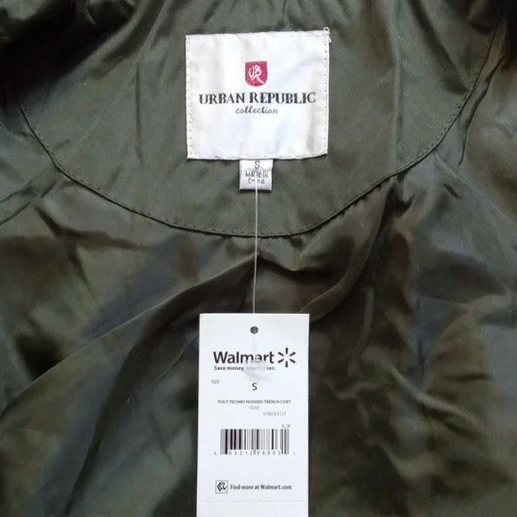 Thumbnail: Urban Republic Olive Green Women's Trench Coat