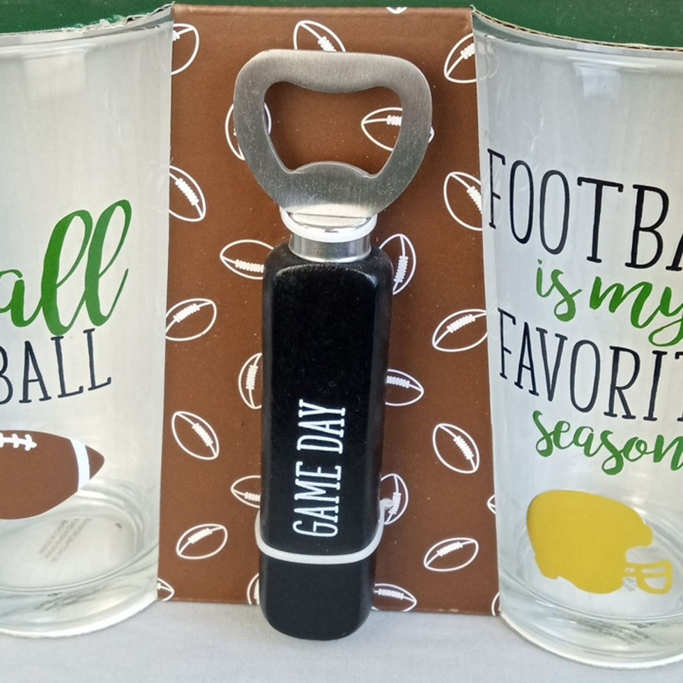 Thumbnail: 🍂 Football Game Day Pint Glass Set