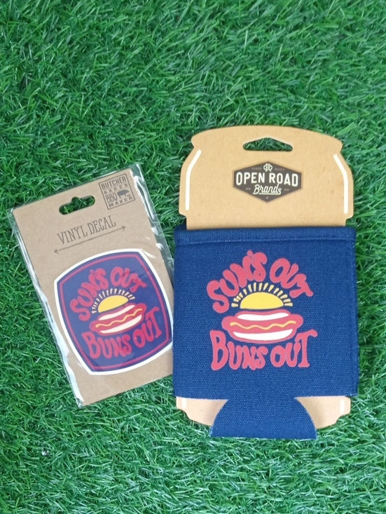 🏠Navy 'Suns Out Buns Out' Can Cooler Set