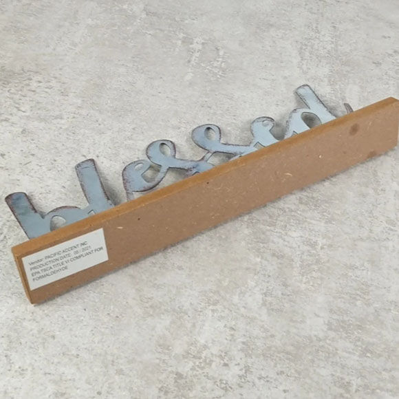 Thumbnail: 🍂 Blessed Metal Cutout Sign