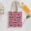 Thumbnail: Summer Cherry Bomb Skulls Canvas Tote Bag