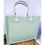 Thumbnail: Mint Laurel Bay Small Canvas Tote