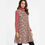 Thumbnail: Vintage Look Holiday Women's High Neck Dress With Long Sleeve