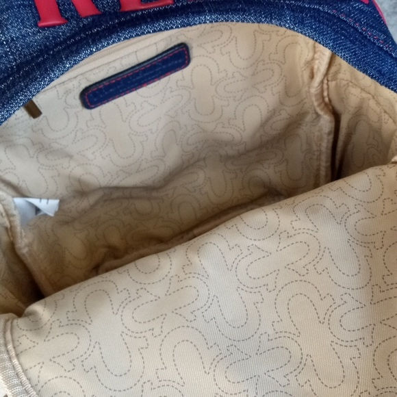 Thumbnail: True Religion Dark Blue Denim Mini Backpack