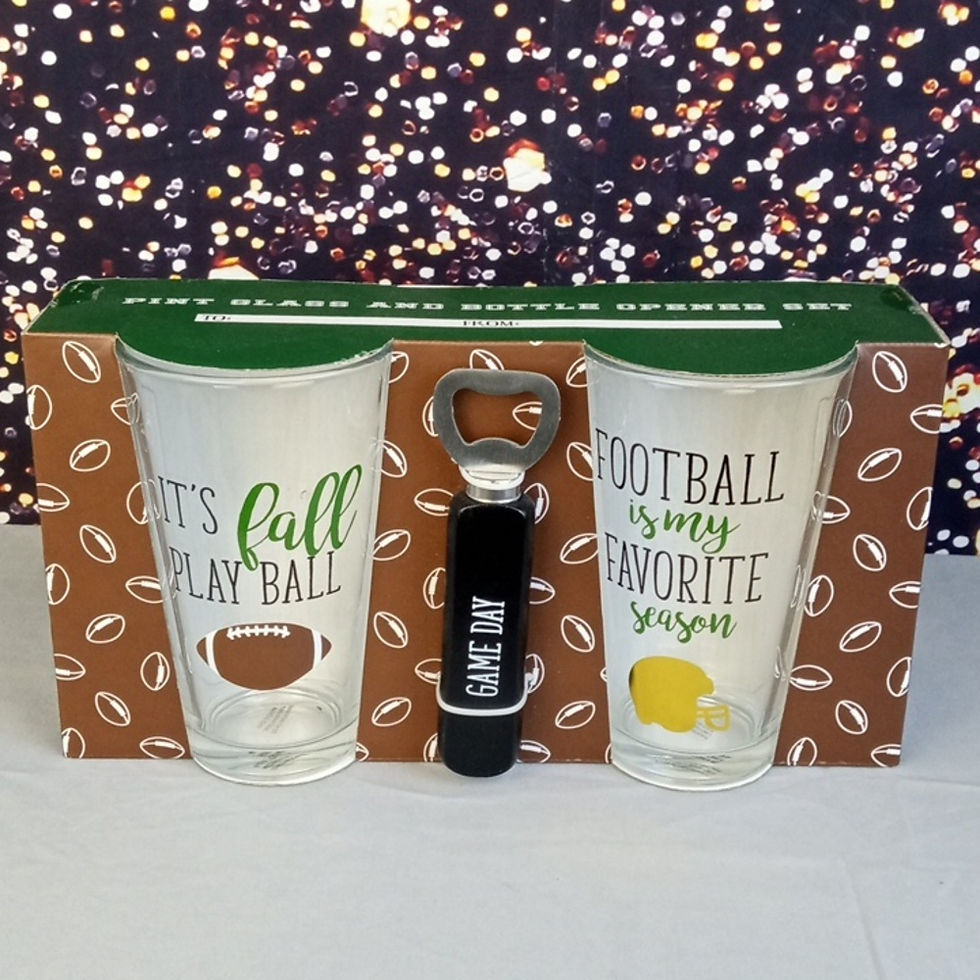 Thumbnail: 🍂 Football Game Day Pint Glass Set