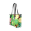 Thumbnail: Loudly Lime Black Leather Large Tote Bag
