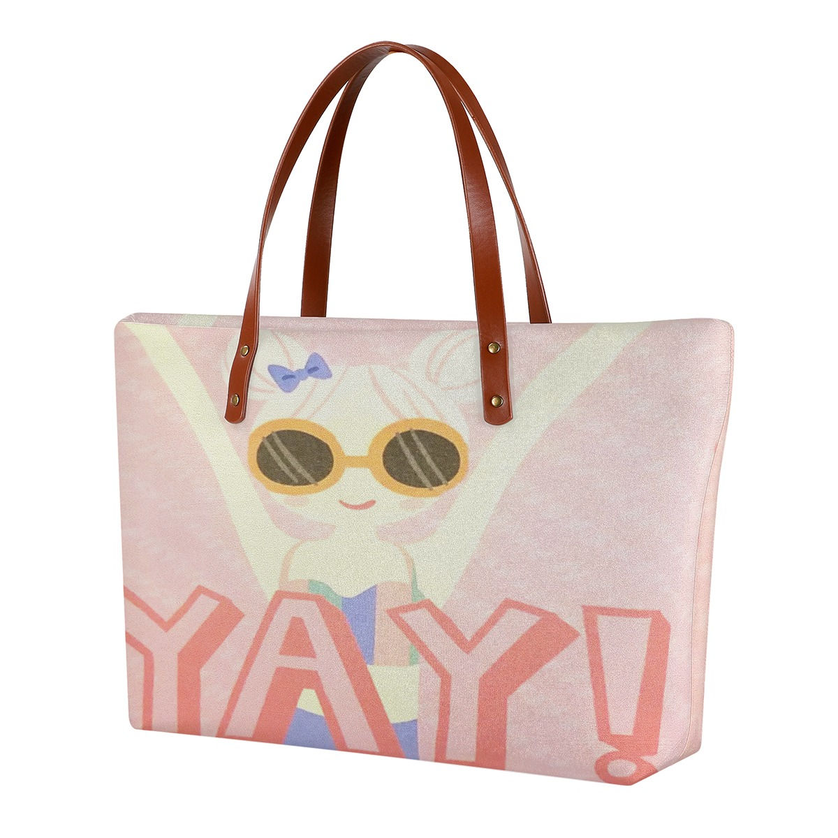 Yay! Girl Neoprene Tote Bag