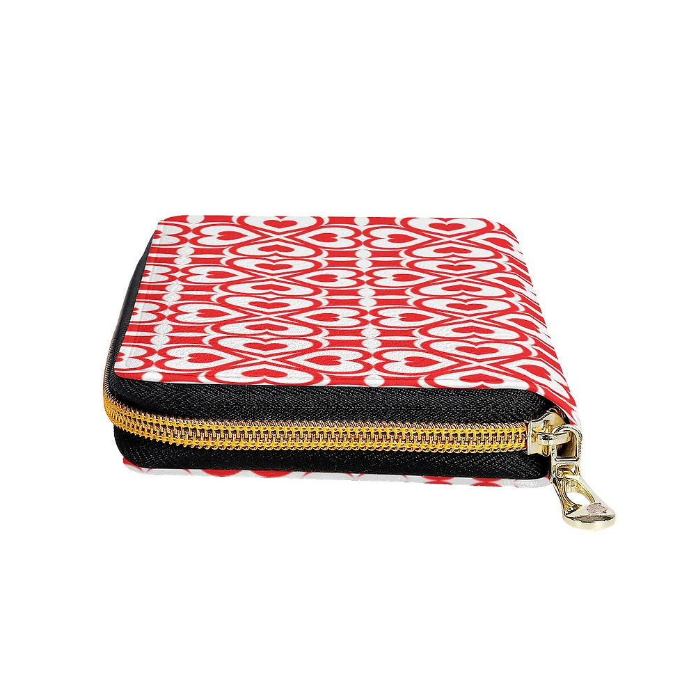 Thumbnail: Red Geo Pattern Wallet