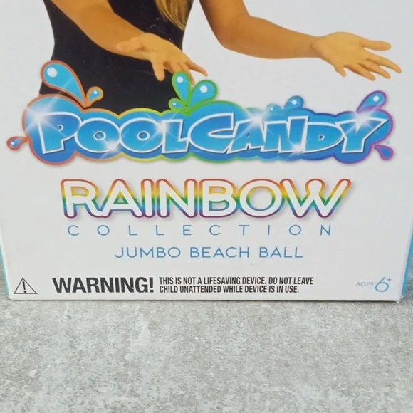 Thumbnail: Pool Candy Rainbow Jumbo Beach Ball