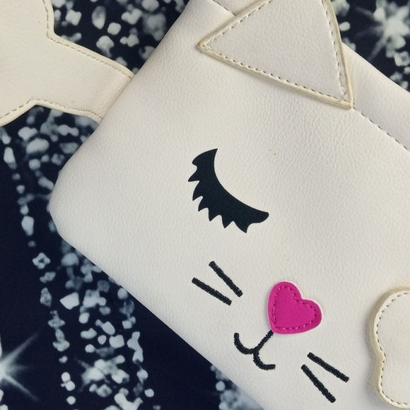 Thumbnail: Luv Betsey Cute Peek-a-Boo Kitty Wristlet