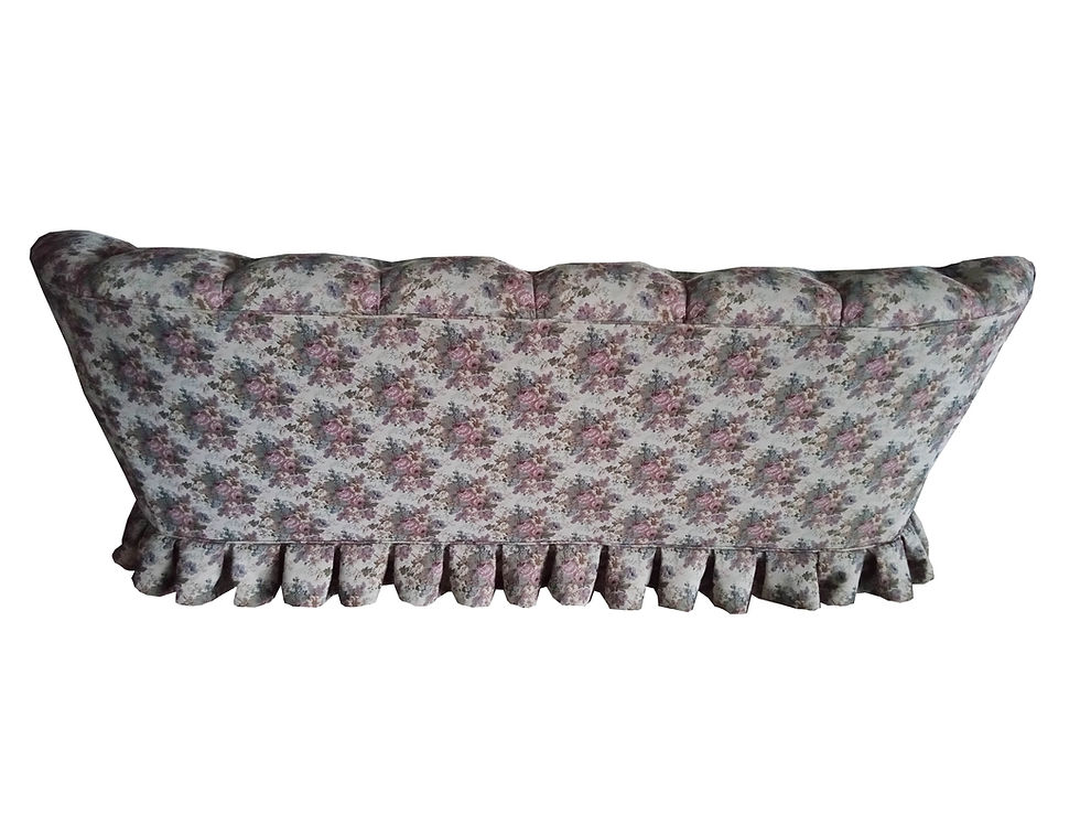 Thumbnail: Vintage Floral Sofa and Chair Set