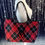 Thumbnail: Victoria's Secret Red Plaid Tote Bag
