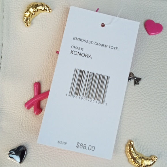Thumbnail: Betsey Johnson Paris Embossed Charm Handbag