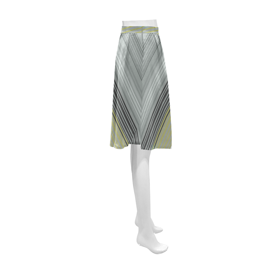 Thumbnail: Golden Stripe Athena Women's Short Skirt