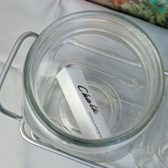 Thumbnail: 🚜Glass Mason Jar Set with Metal Rack