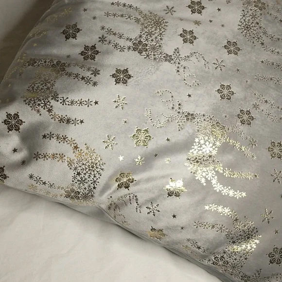 Thumbnail: Holiday Gold Reindeer Throw Pillow
