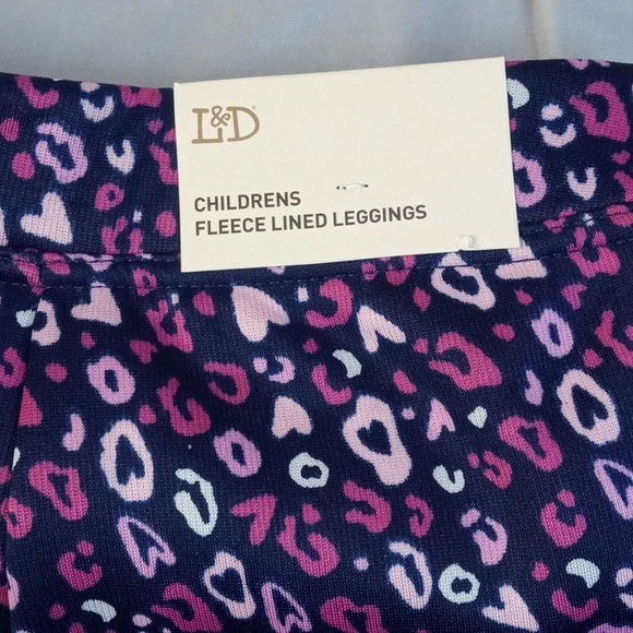 Thumbnail: 🛝 L&D Leopard Heart Fleece Lined Leggings