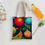 Thumbnail: Holiday Ornaments Canvas Tote Bag