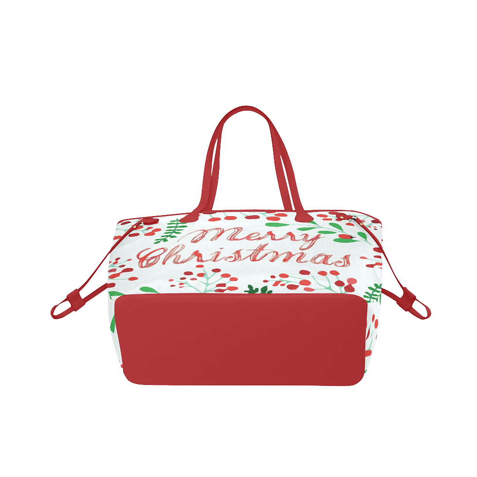 Thumbnail: Merry Christmas Red Handbag